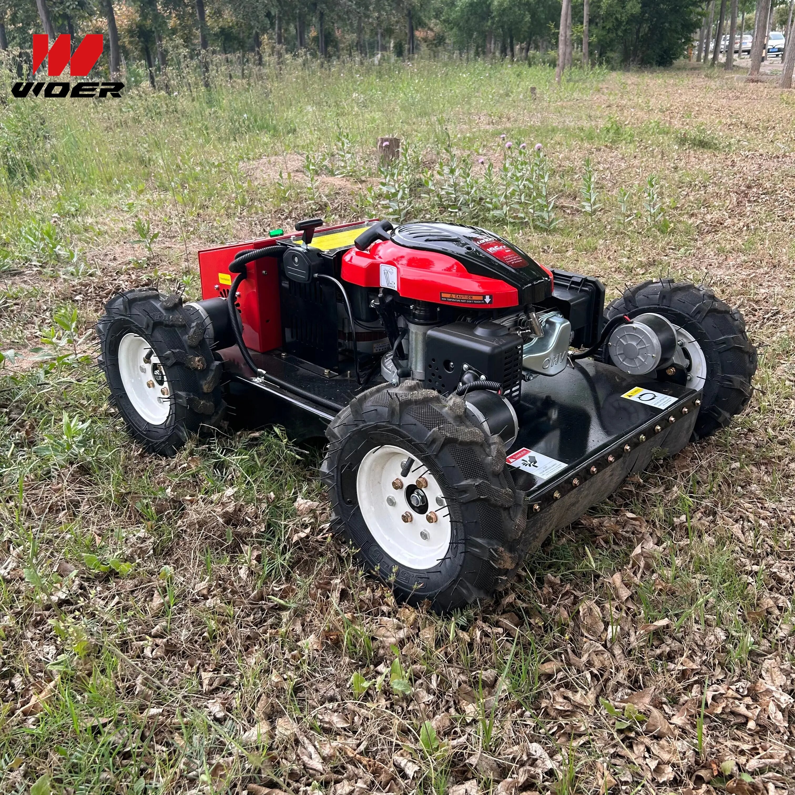 Gas Engine Remote Control Lawn Mower for Fruit Tree Farm