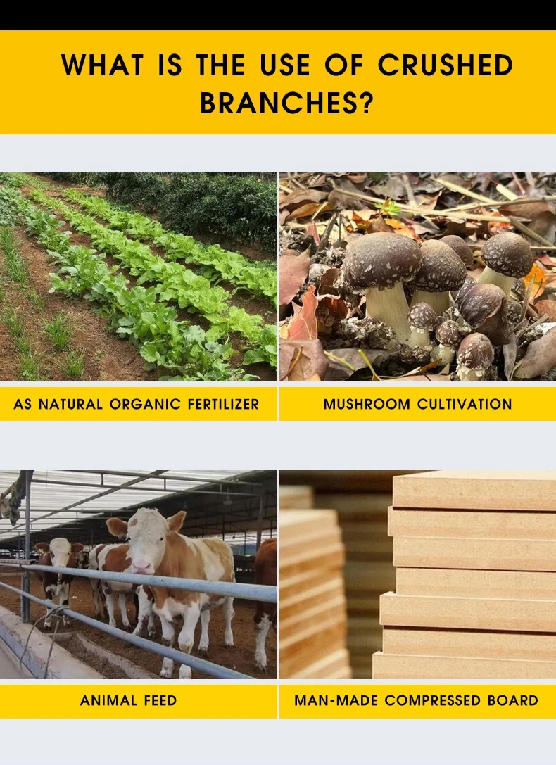 wood chipper machine shredder tree branch