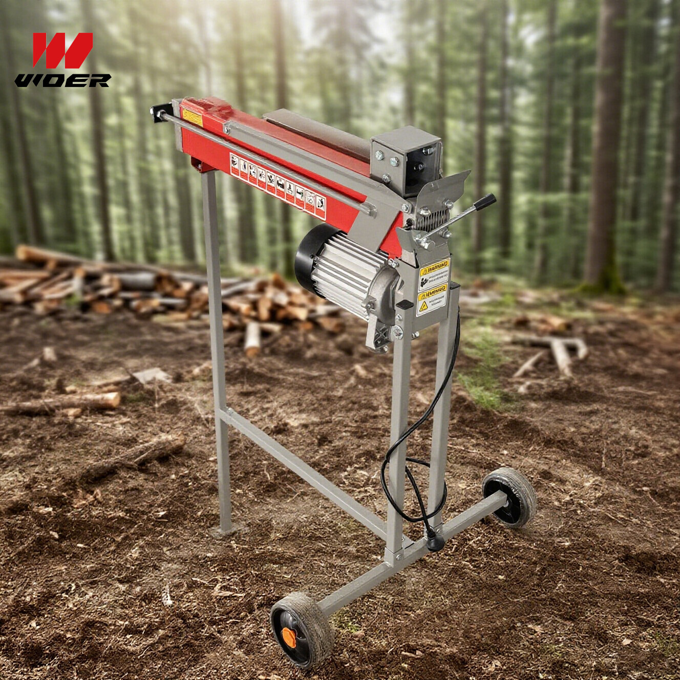 Big wood log splitter with lift: Improve operator safety