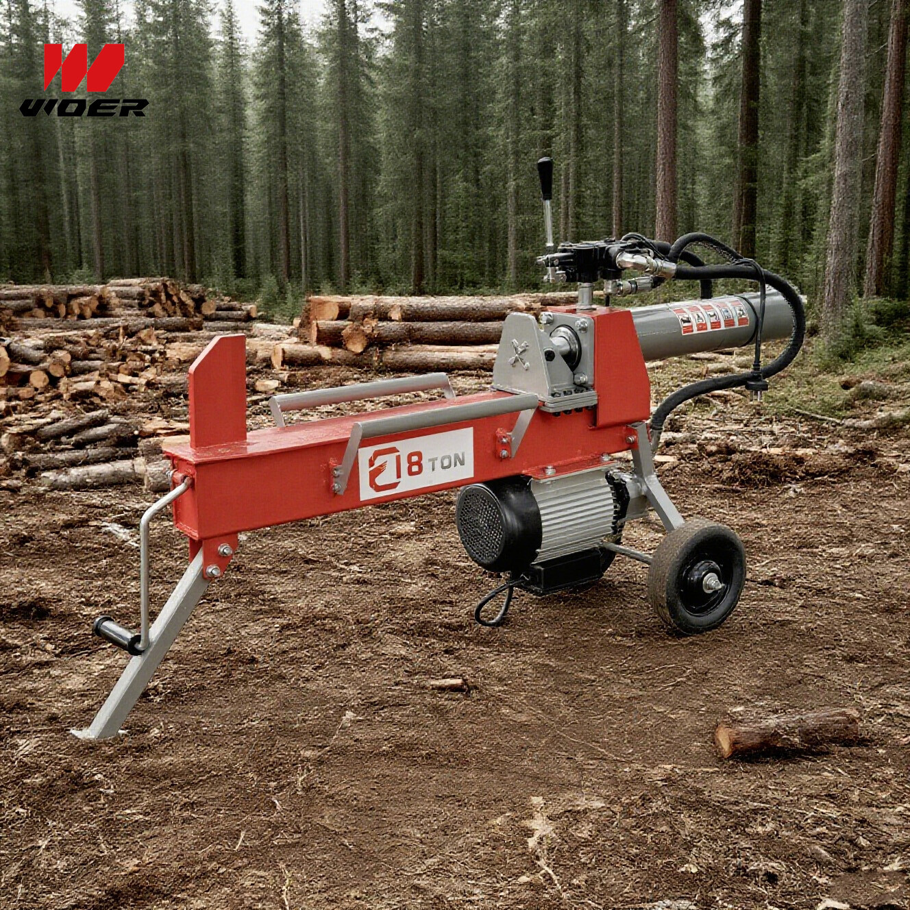 How a wood splitter hydraulic tractor boosts farm productivity