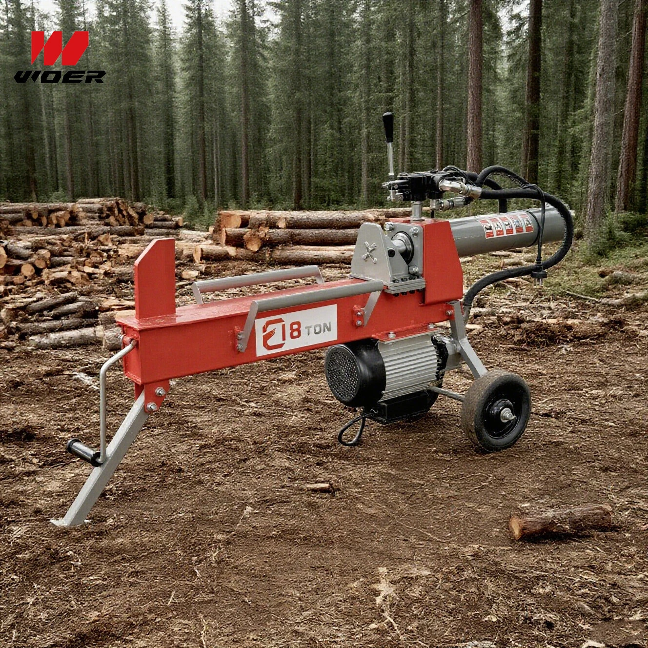 How a wood splitter hydraulic tractor boosts farm productivity
