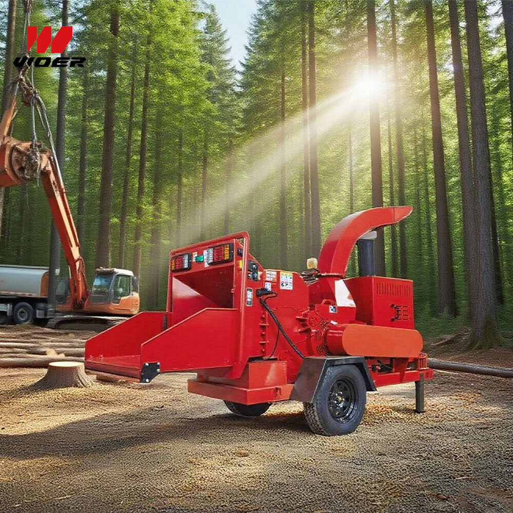 Emergency Response: Mobile Wood Chipper Diesel for Storm Cleanup