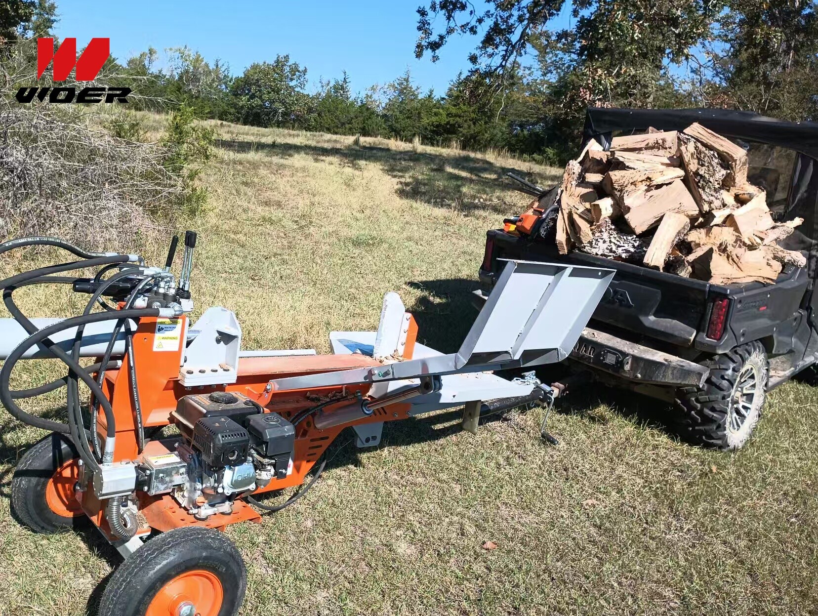 35 Ton Log Splitter for Sale | Wooden Crate Packing & Fast Shipping to Germany 35 Ton Log Splitter for Sale | Wooden Crate Packing & Fast Shipping to Germany