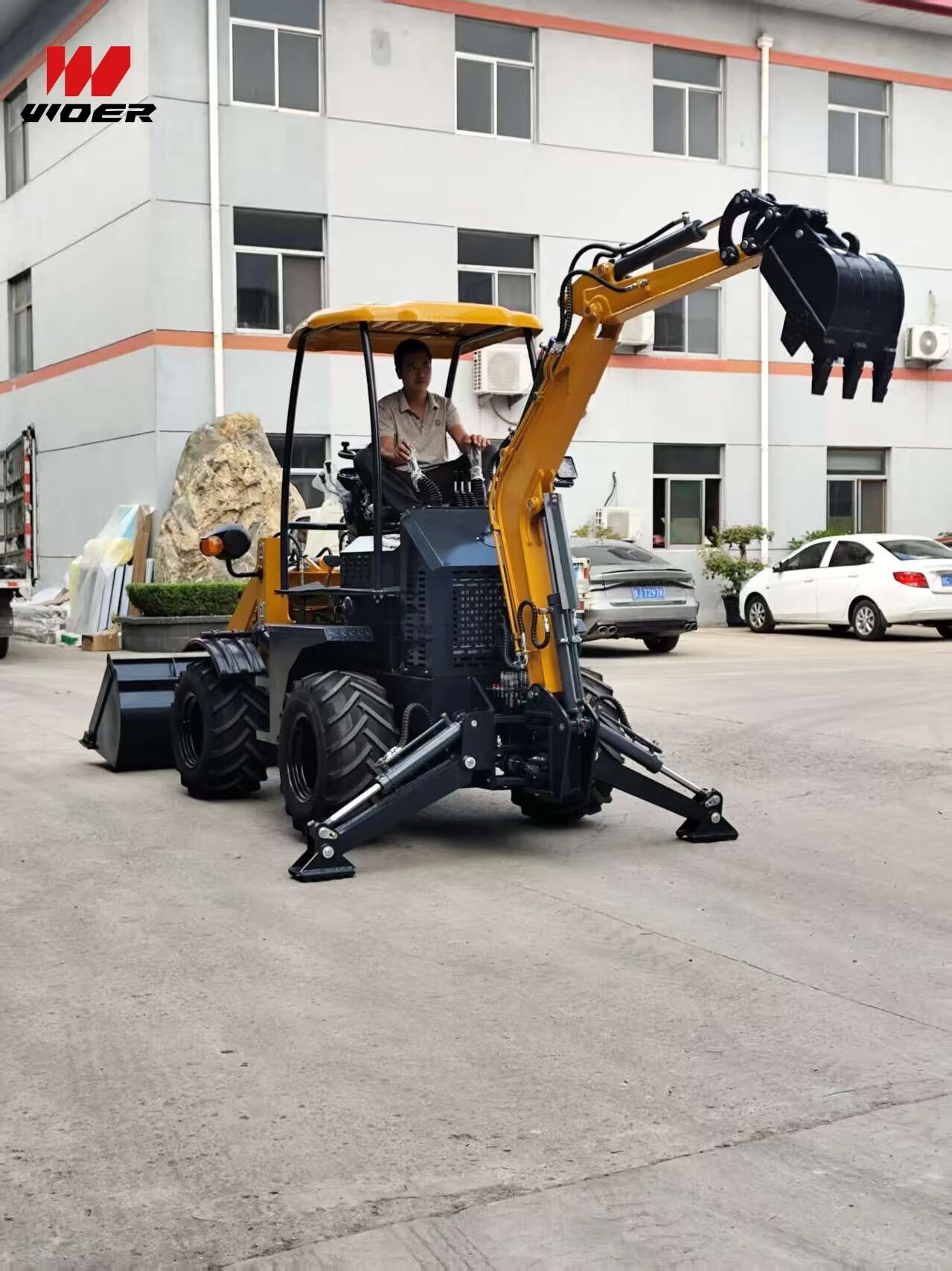 Mini Backhoe Loaders Ready for US Shipment | Factory Direct