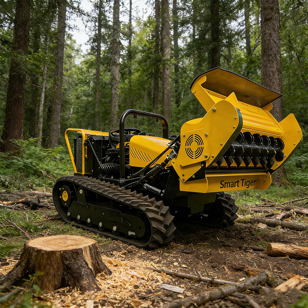 Agricultural Tracked Remote Forest Mulcher Heavy Duty