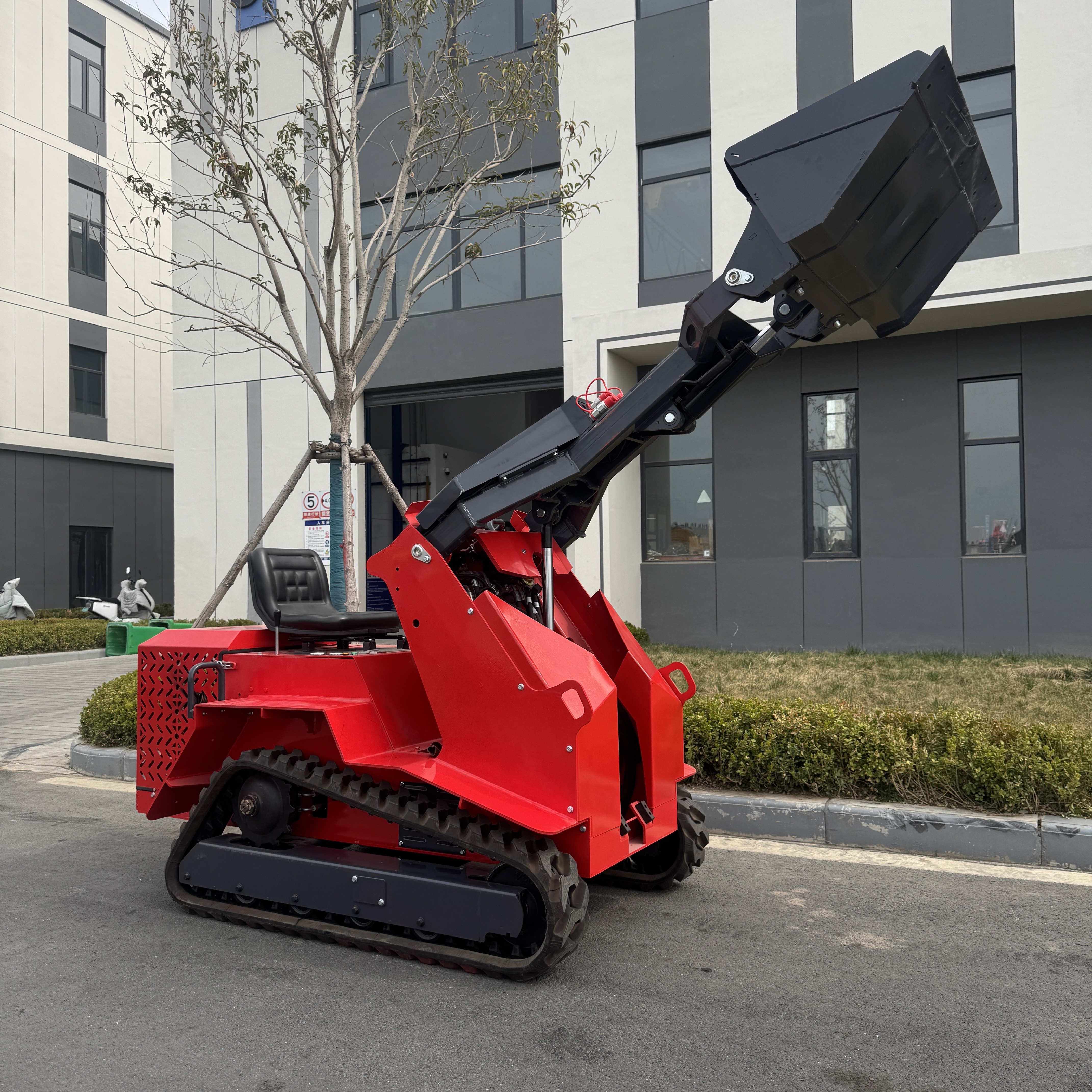 Diesel Gasoline Small Earth-Moving Machinery Mini Skid Steer Loader