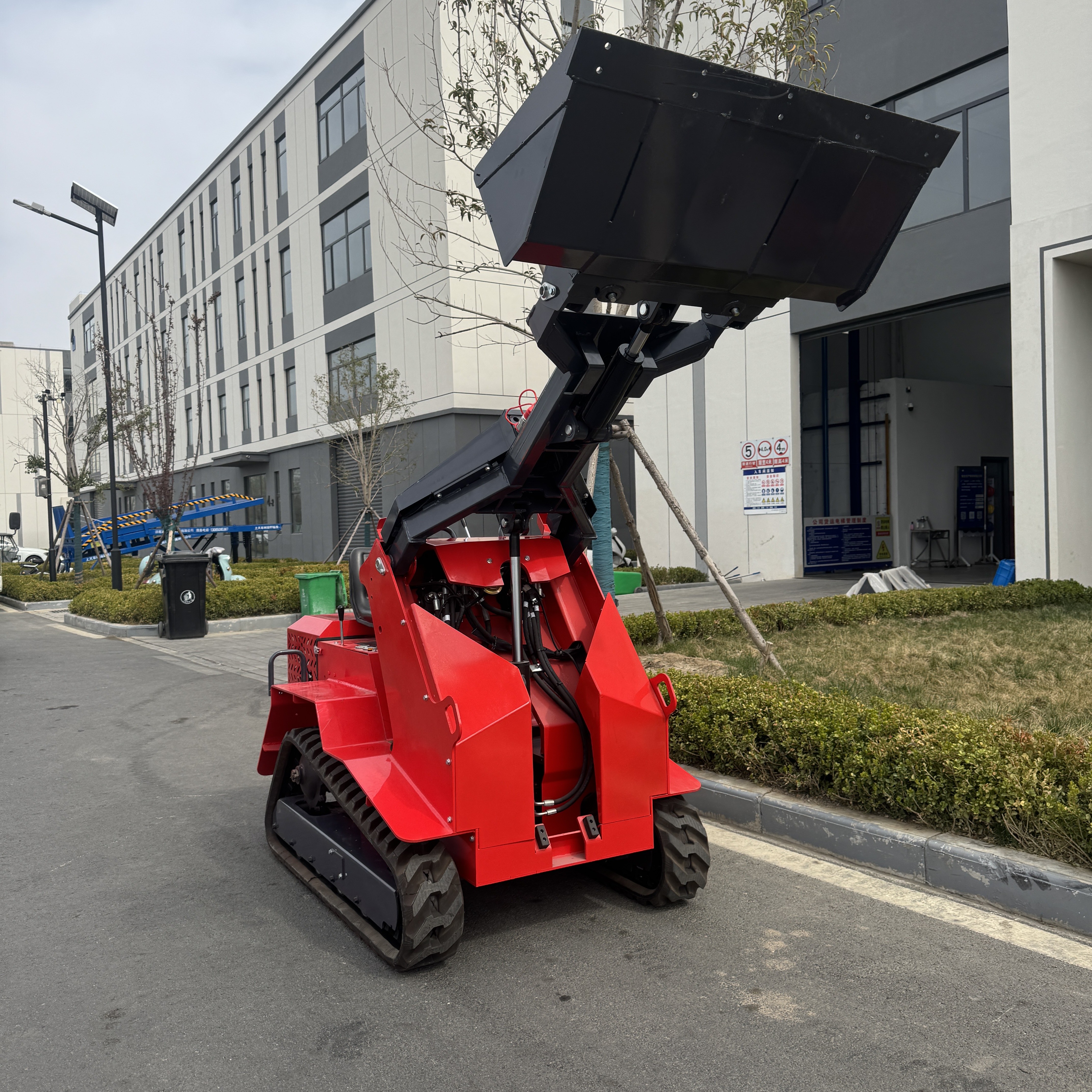Diesel Gasoline Small Earth-Moving Machinery Mini Skid Steer Loader