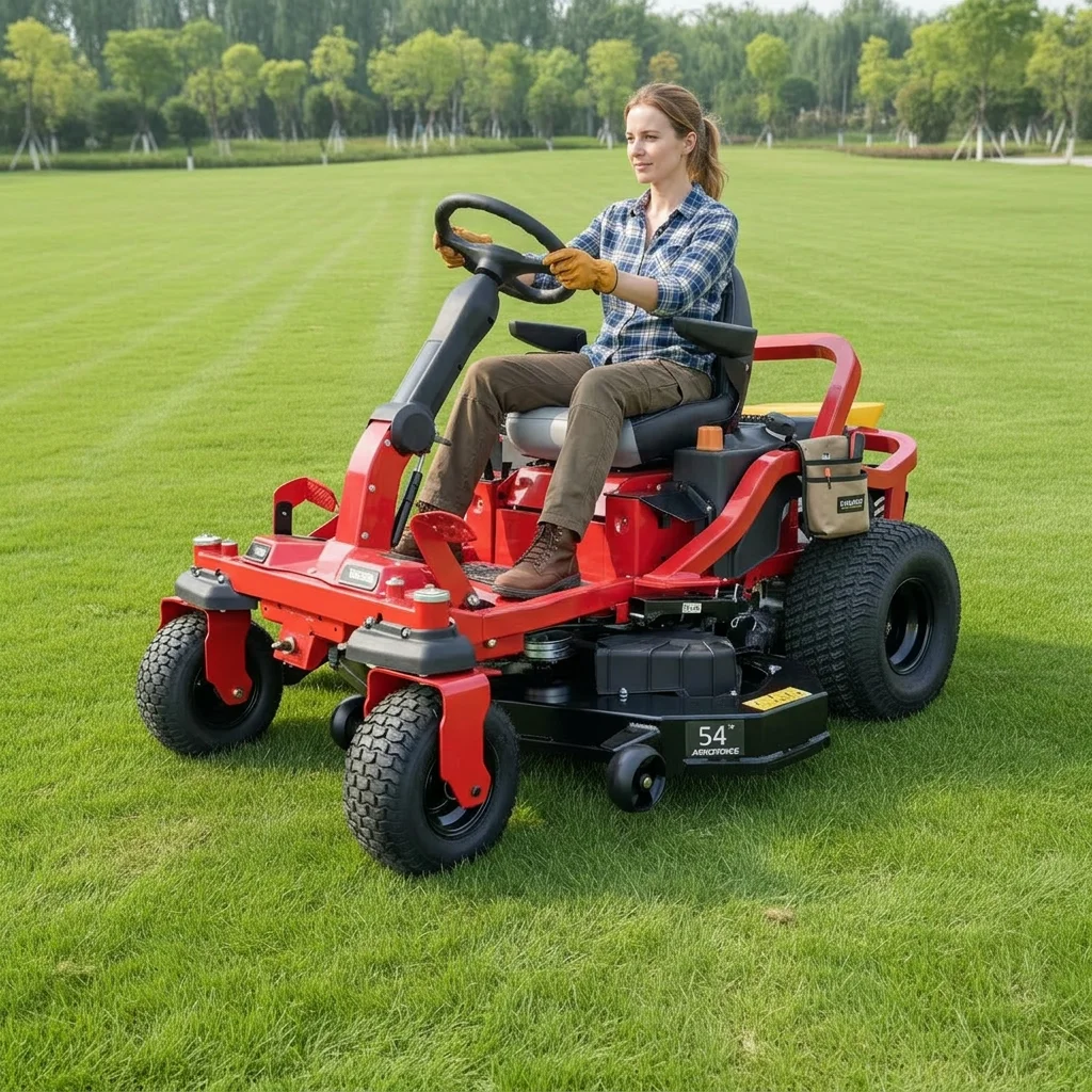Stand On Zero Turn Lawn Mower Compact Grass Garden Cutting Machine