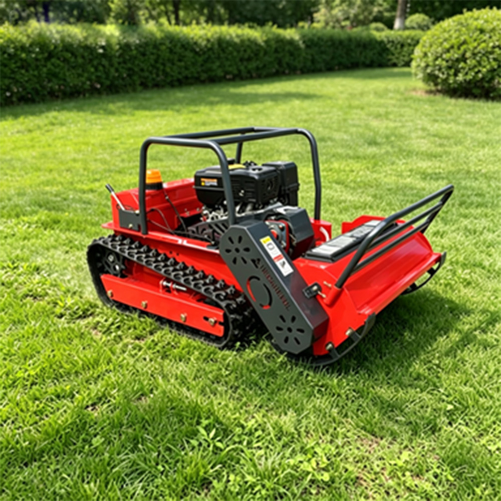 Gasoline Hybrid Power Professional Industrial Remote Control Lawn Mower