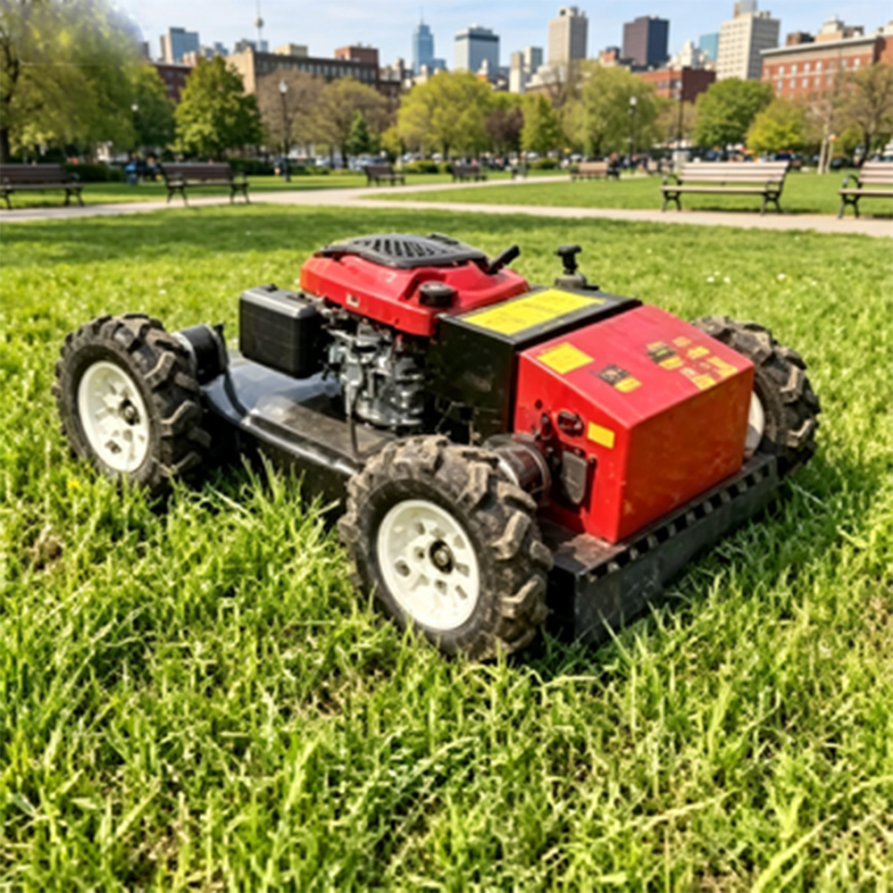 High Torque Gasoline Electric Hybrid Professional Robot Lawn Mower