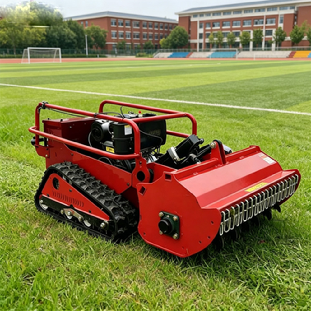 All Season Gasoline Hybrid Power Crawler Tracked Lawn Mower