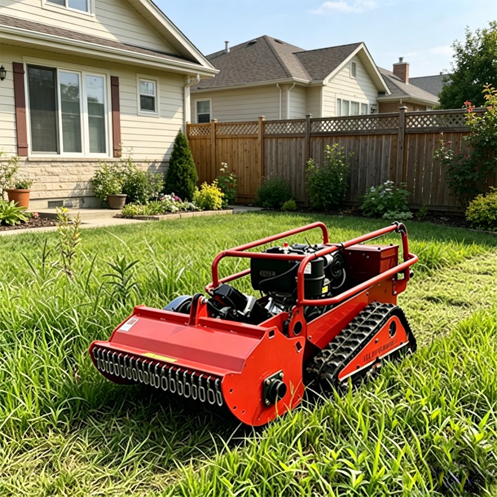 Hybrid Power Professional Robot Remote Control Lawn Mower 