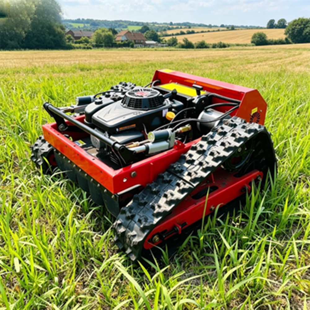 Gasoline Hybrid Power Crawler Tracked Lawn Mower 