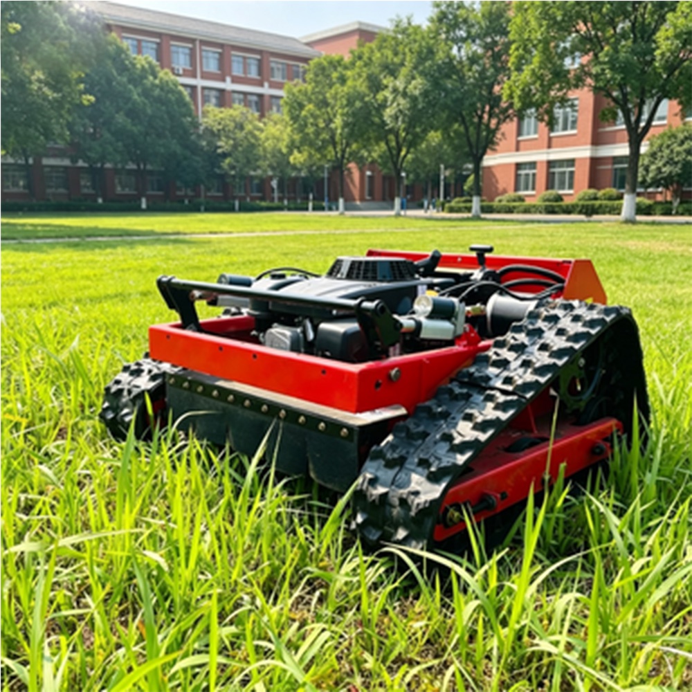 High Efficiency Professional Gasoline Hybrid Power Crawler Tracked Lawn Mower