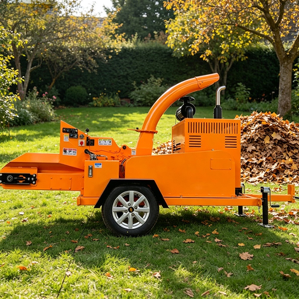 Heavy Duty Reliable High Capacity Automatic Chain Conveyor Feed Wood Chipper
