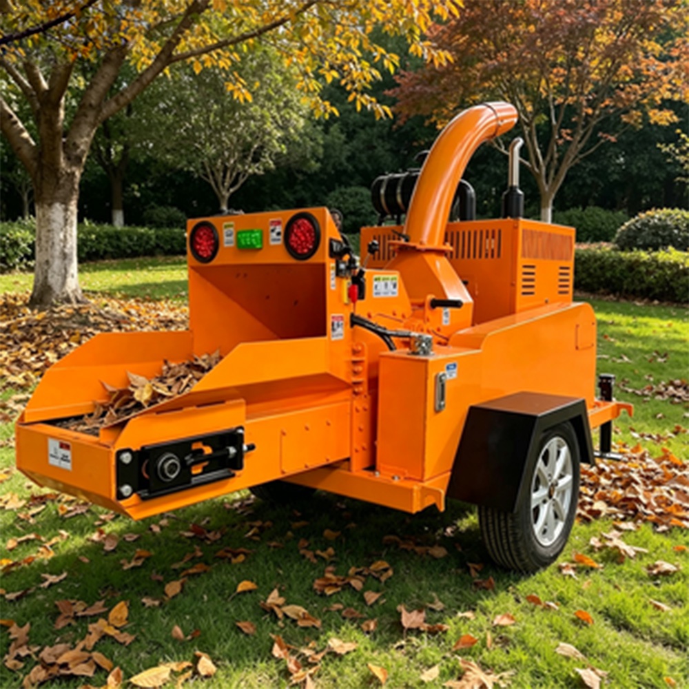 Heavy Duty Reliable High Capacity Automatic Chain Conveyor Feed Wood Chipper