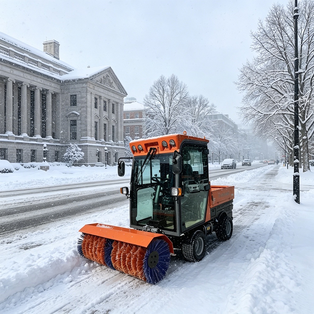 One Machine, Four Functions: The 4WD140 Rebuilds the Economics of Snow Removal One Machine, Four Functions: The 4WD140 Rebuilds the Economics of Snow Removal