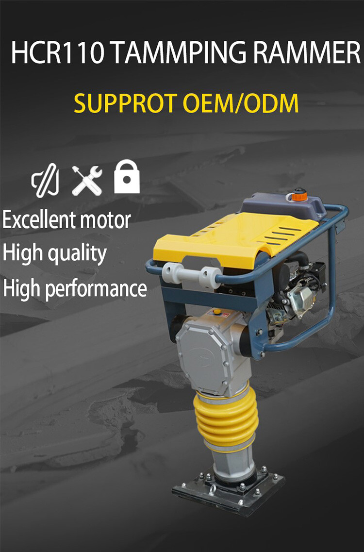 HCR110 74kg 16kn Professional Jumping Jacks Vibrating Soil Tamping Rammer