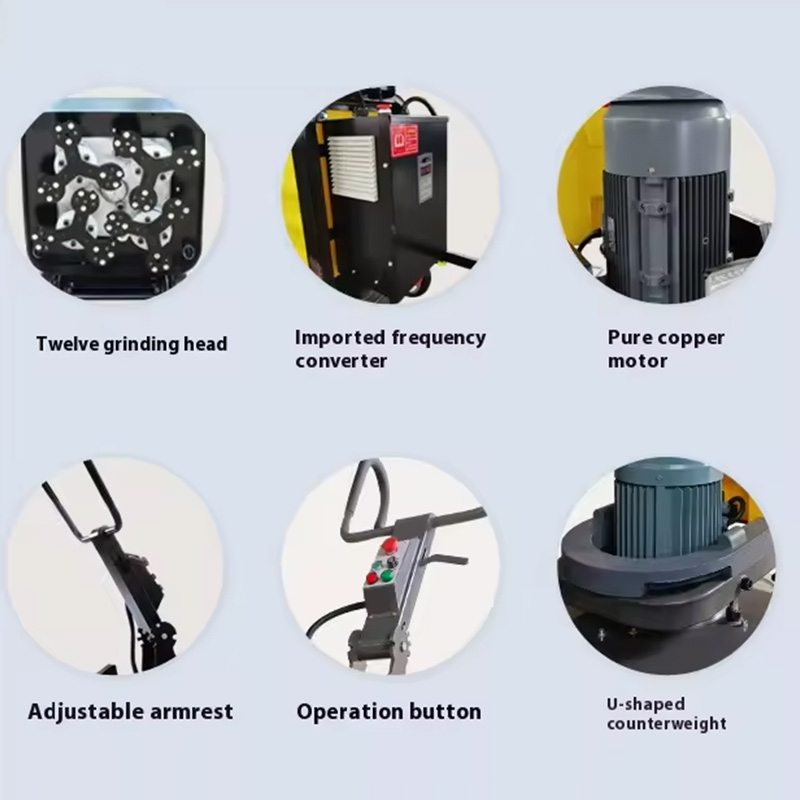 G630 Multi-function Dustless Floor Grinder Concrete Grinding Machine