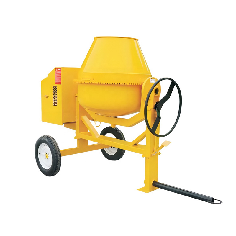 Mobile Concrete Mixer Machine 350L 400L 500L Small Gasoline Diesel Seft-Load Concrete Mixer