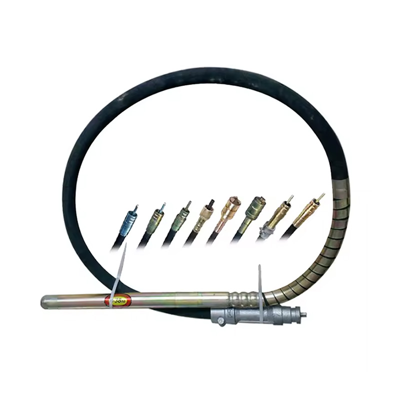 Portable Concrete Vibrating Machine Frame Type Gasoline Power Concrete Vibrator With Vibrator Rod