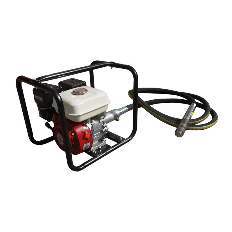 Portable Concrete Vibrating Machine Frame Type Gasoline Power Concrete Vibrator With Vibrator Rod