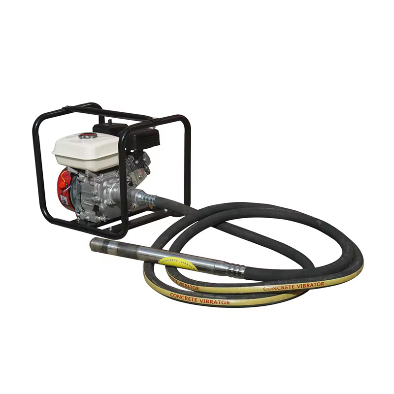 Portable Concrete Vibrating Machine Frame Type Gasoline Power Concrete Vibrator With Vibrator Rod