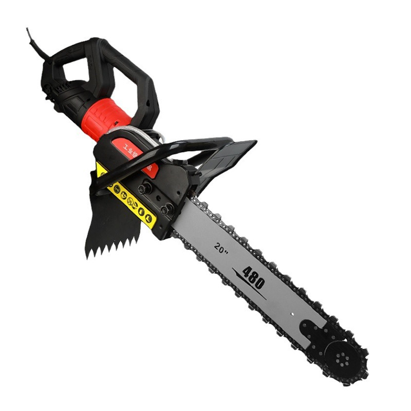Electric Brushless Chain Saw Cutter Diamond Chain Concrete Cutting Chainsaw Machine