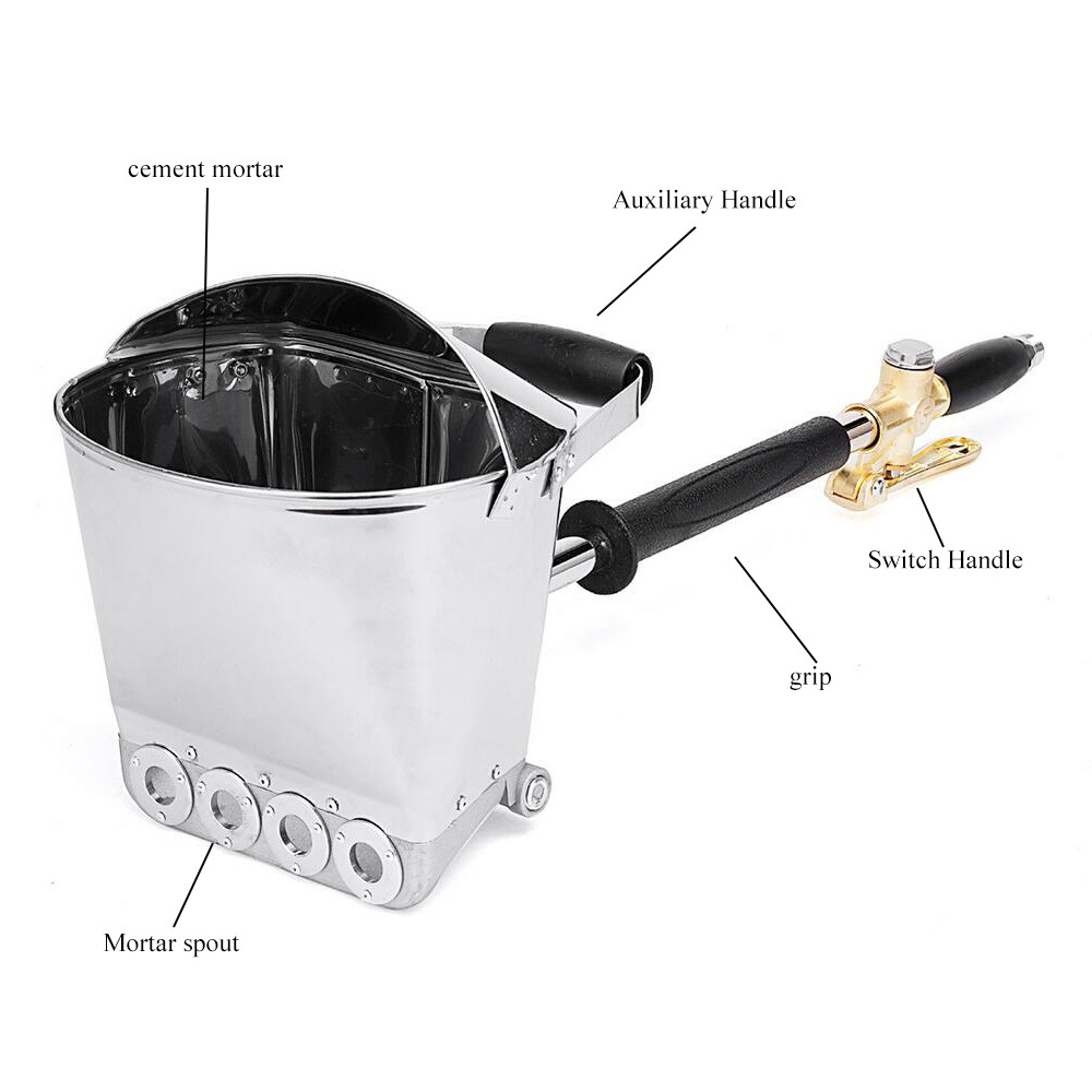 Mortar Spray Gun Cement Mortar Sprayer Gun Wall Paint Concrete Sprayer Tool