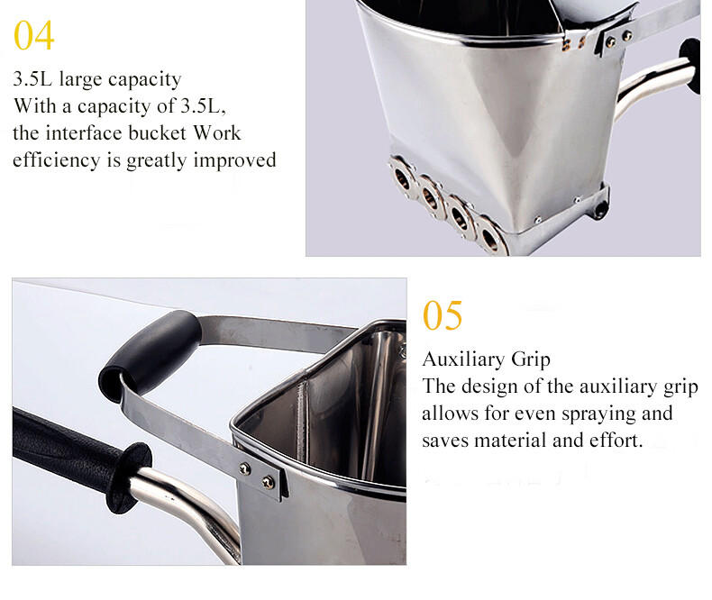 Mortar Spray Gun Cement Mortar Sprayer Gun Wall Paint Concrete Sprayer Tool