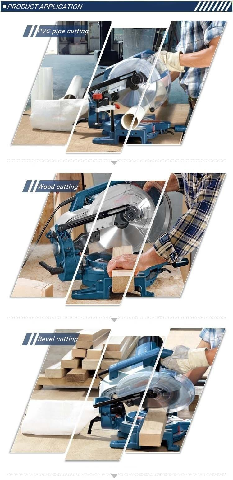 1700W Sliding Miter Saw Woodworking Machine Suitable for Cutting Aluminum Wood and Metal Cutting Machine