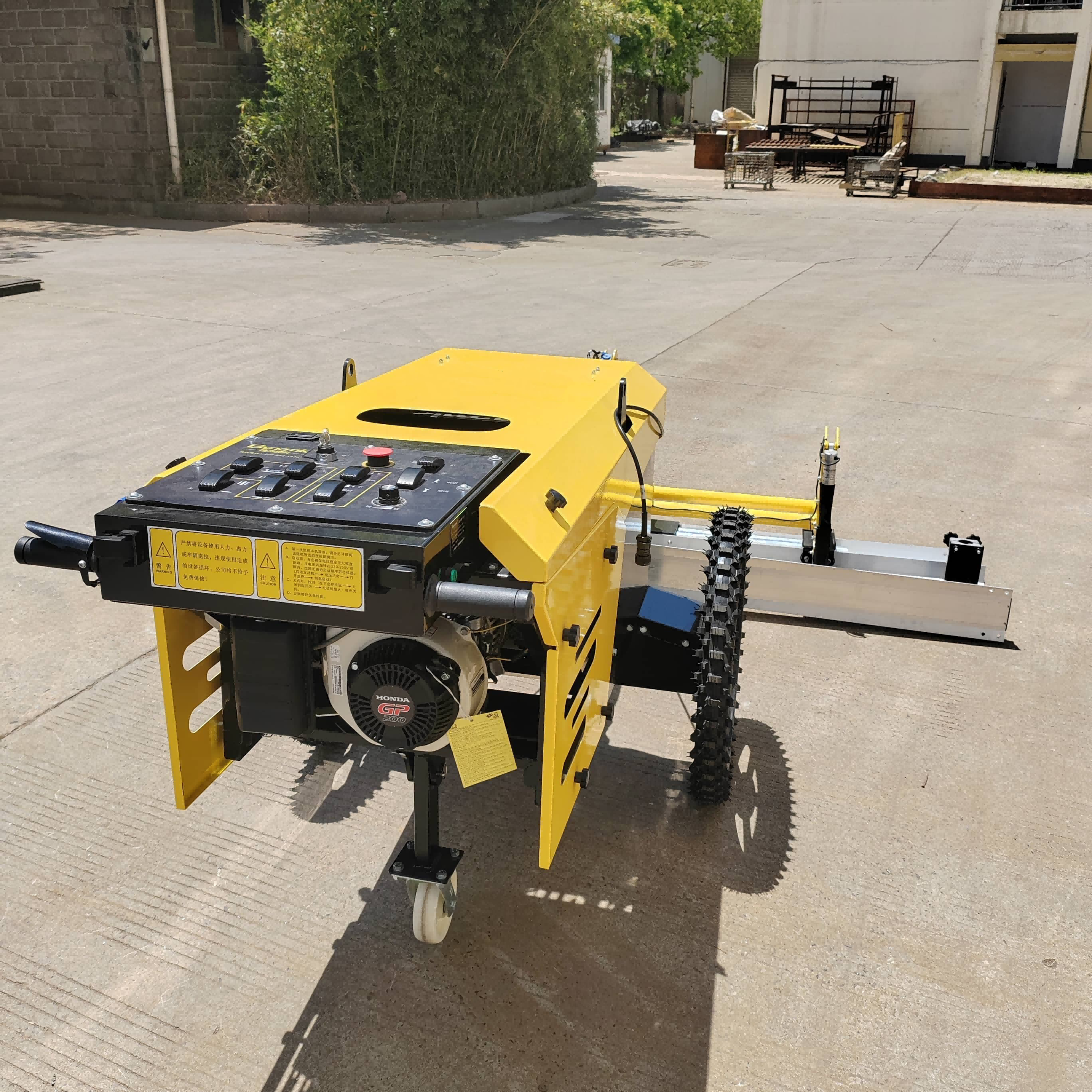 Infrared Auto-Leveling Concrete Screed Small Handheld Laser Paver for Factory Indoor