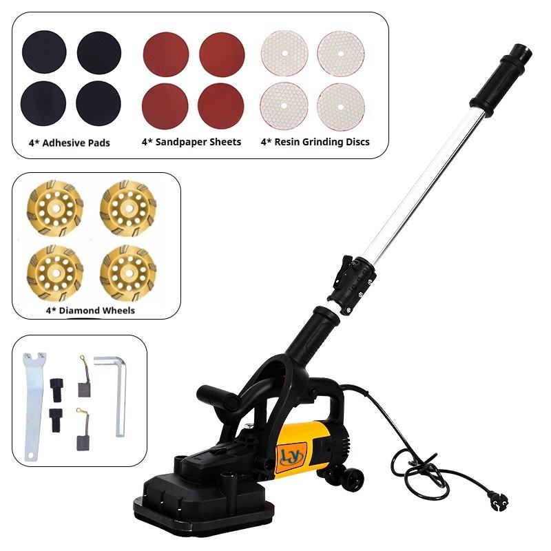 Multi-Surface Concrete Grinder Machine for Concrete Marble Floor Paint Removal High Efficiency Floor Rough Grinder