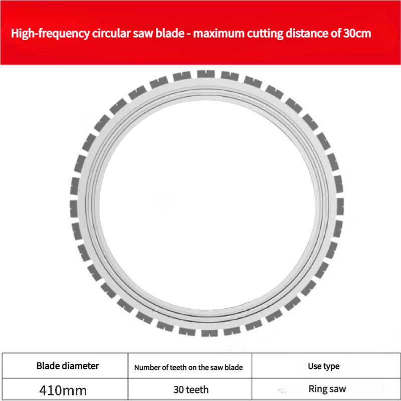 Brushless Motor Concrete Cutting Machine with Replaceable Saw Blades of Different Sizes