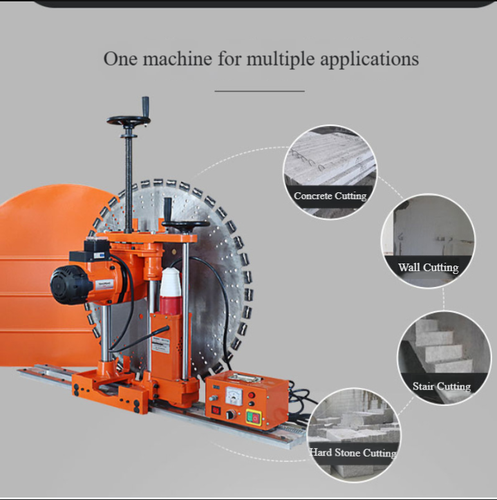 800/1000/1200MM Professional Tools for Cutting Reinforced Concrete Electric Track Saw