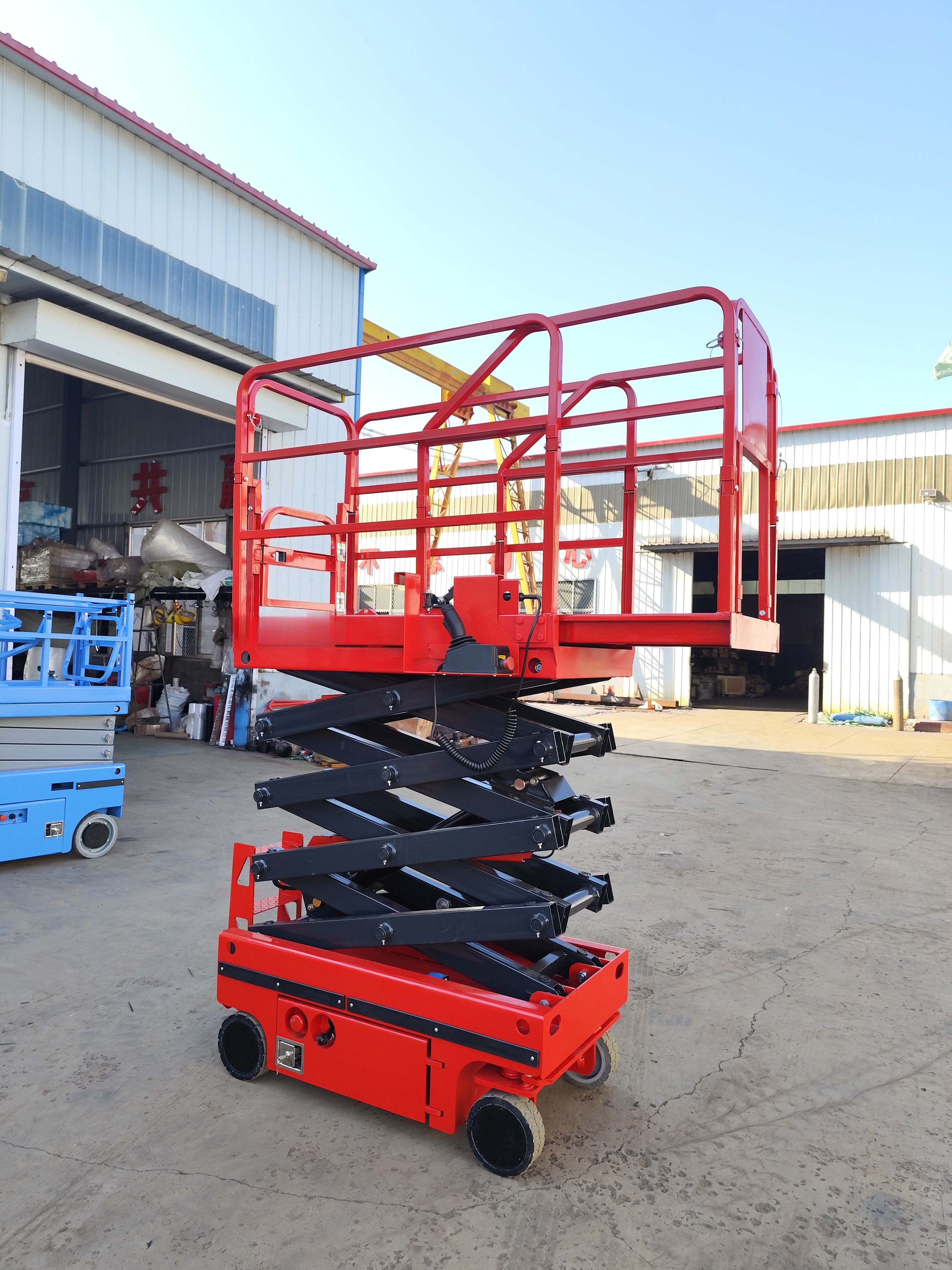 4m-16m High Quality Electric Lifting Platform Scissor Scaffolding Lifting Platform
