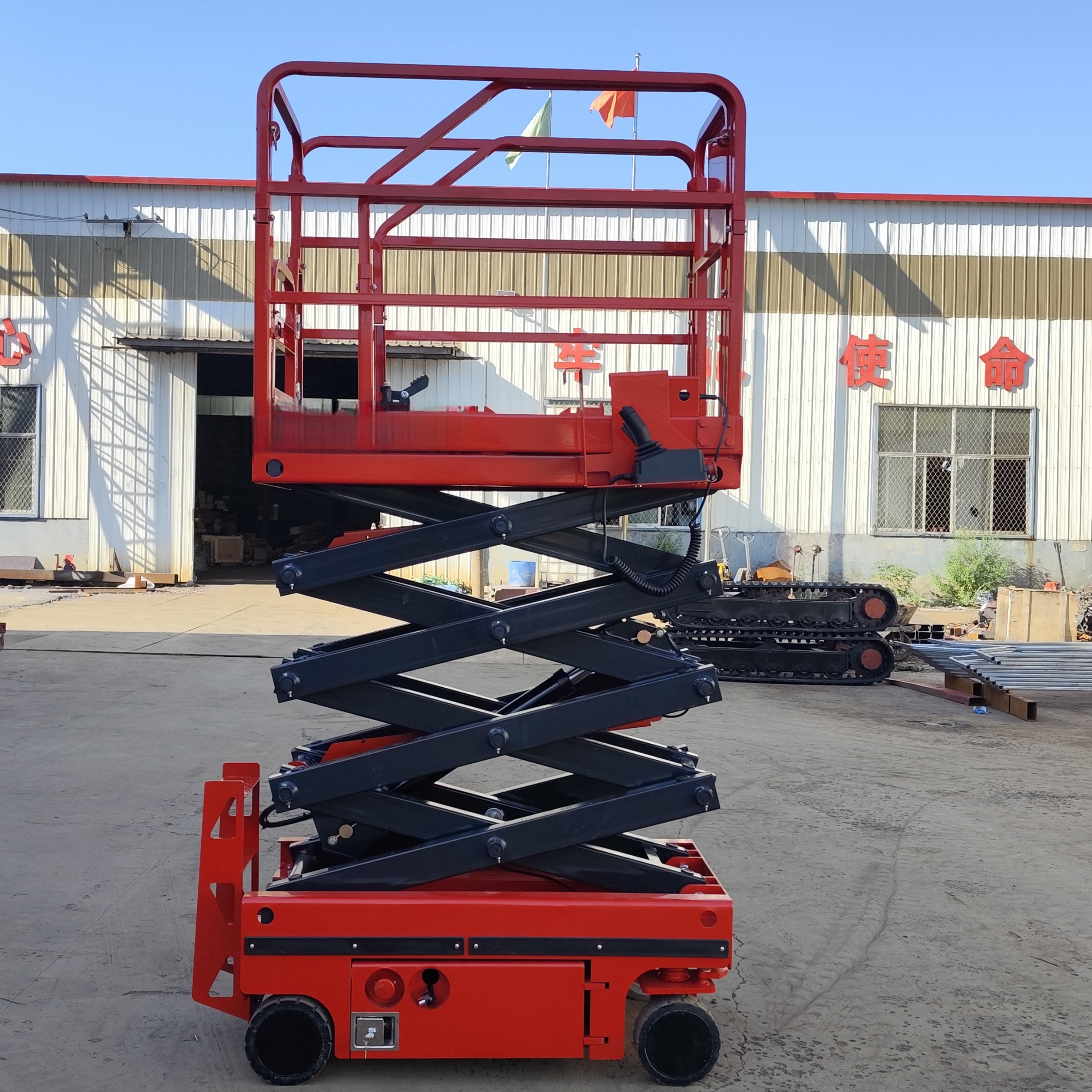 4m-16m High Quality Electric Lifting Platform Scissor Scaffolding Lifting Platform