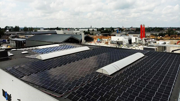 European Belgian Industrial and Commercial Roofing Project