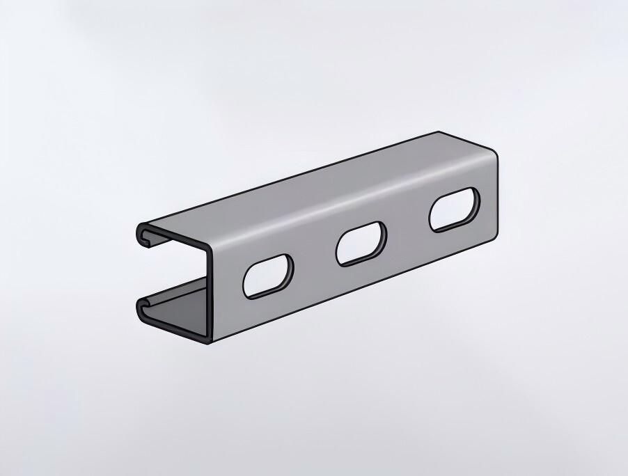 Stainless Steel Slotted Strut Channel 1 7/8