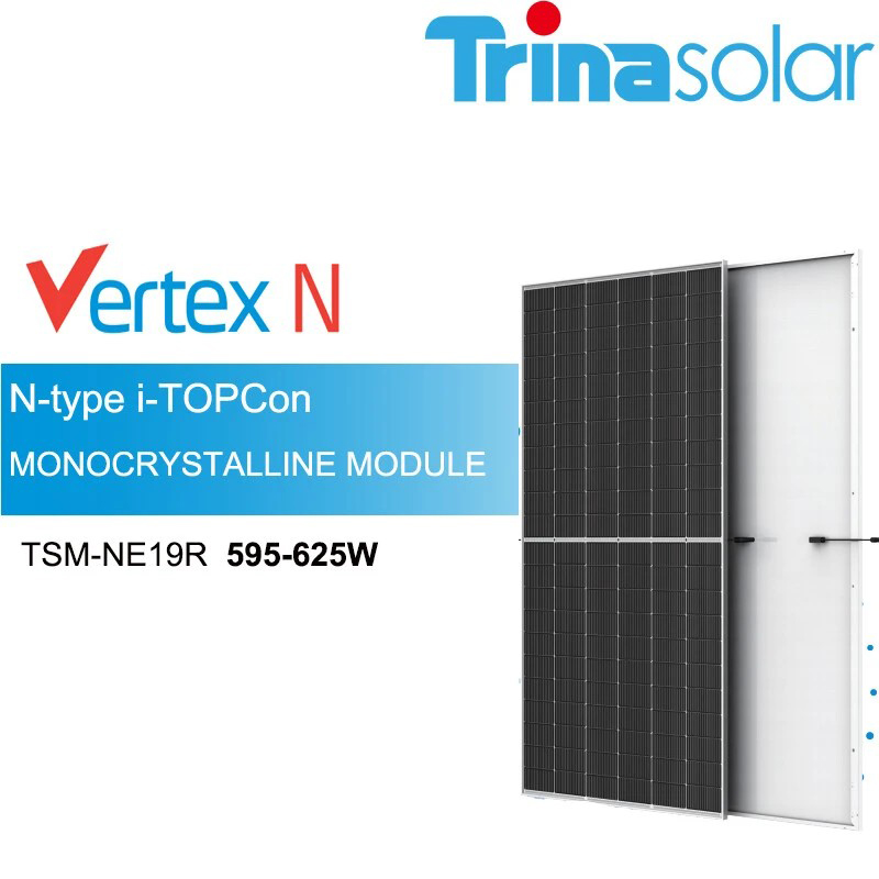 N-type i-TOPCon BACKSHEET MONOCRYSTALLINE MODULE TSM-NE19R 595-625W