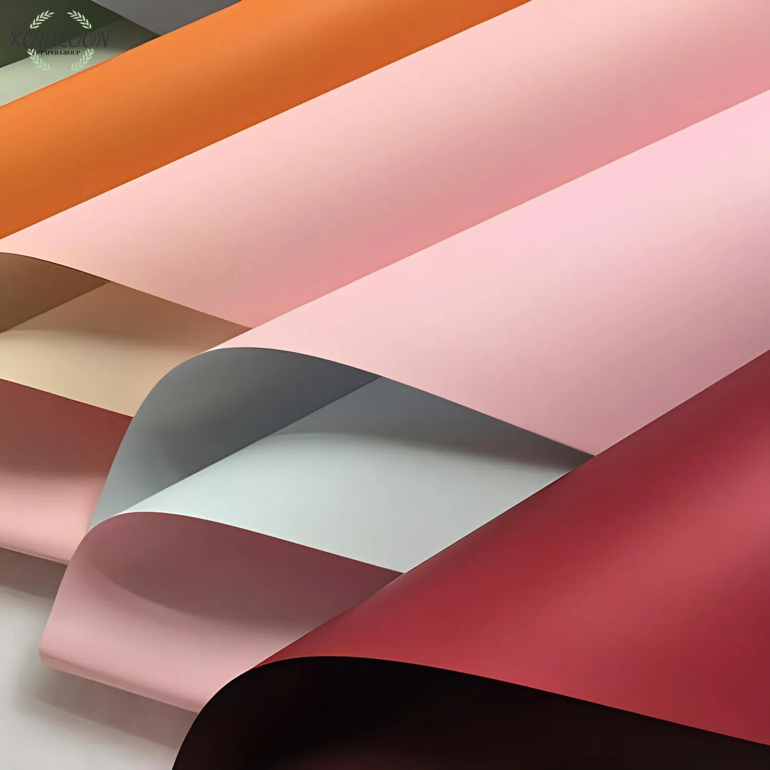 Papier d'emballage floral multicolore pour cadeaux