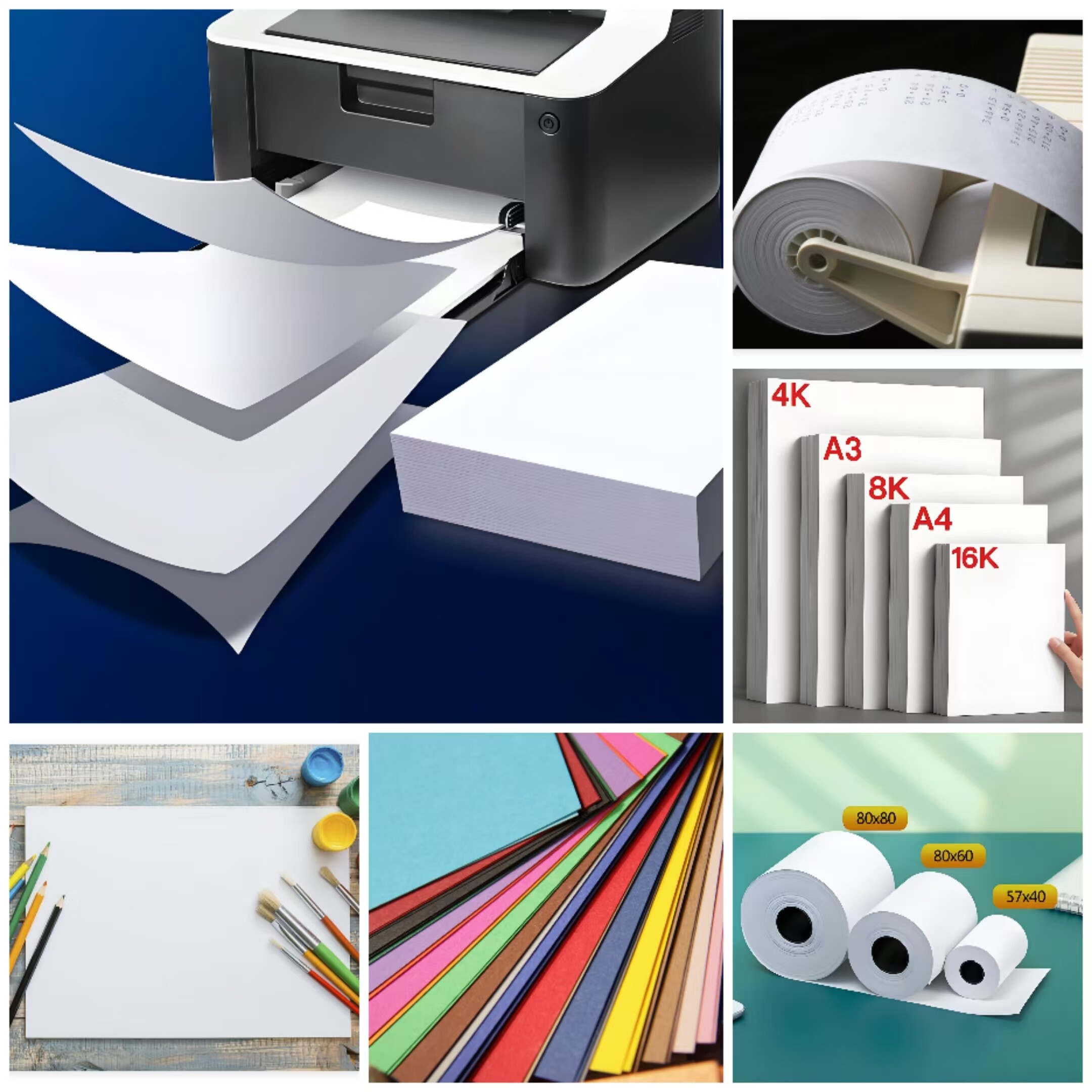 Fourniture en Chine du format A4/A3/B3/B4/C4 avec un stock important