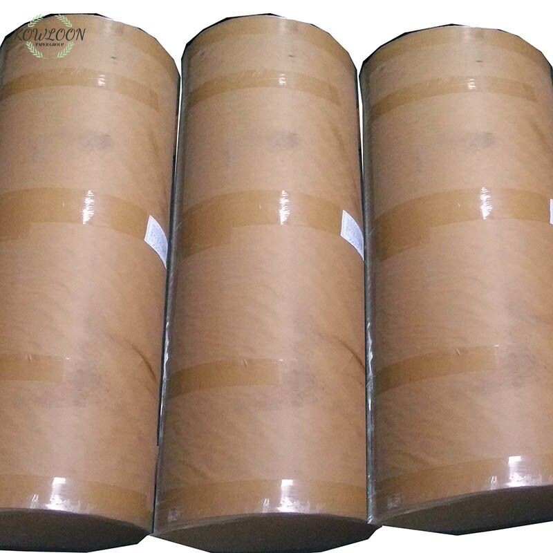 Papier kraft couché à l'argile pour l'emballage des boissons en rouleau Papier kraft couché à l'argile pour l'emballage des boissons en rouleau