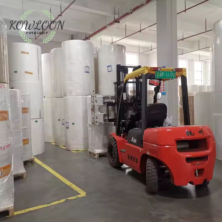 Meilleure vente 70/75/80 gsm Rouleau géant de papier thermique