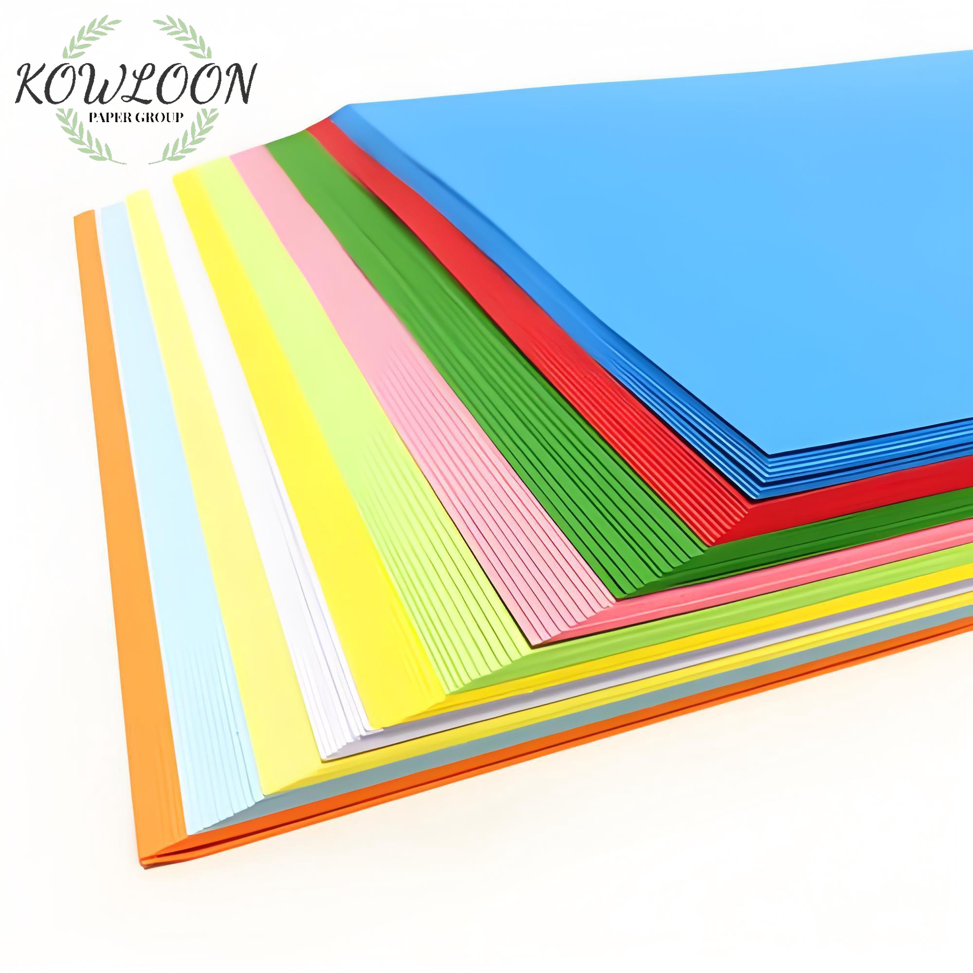 Papier couleur carton duplex 70g A4 fait main 10 couleurs en gros pour l'impression, la copie et l'origami