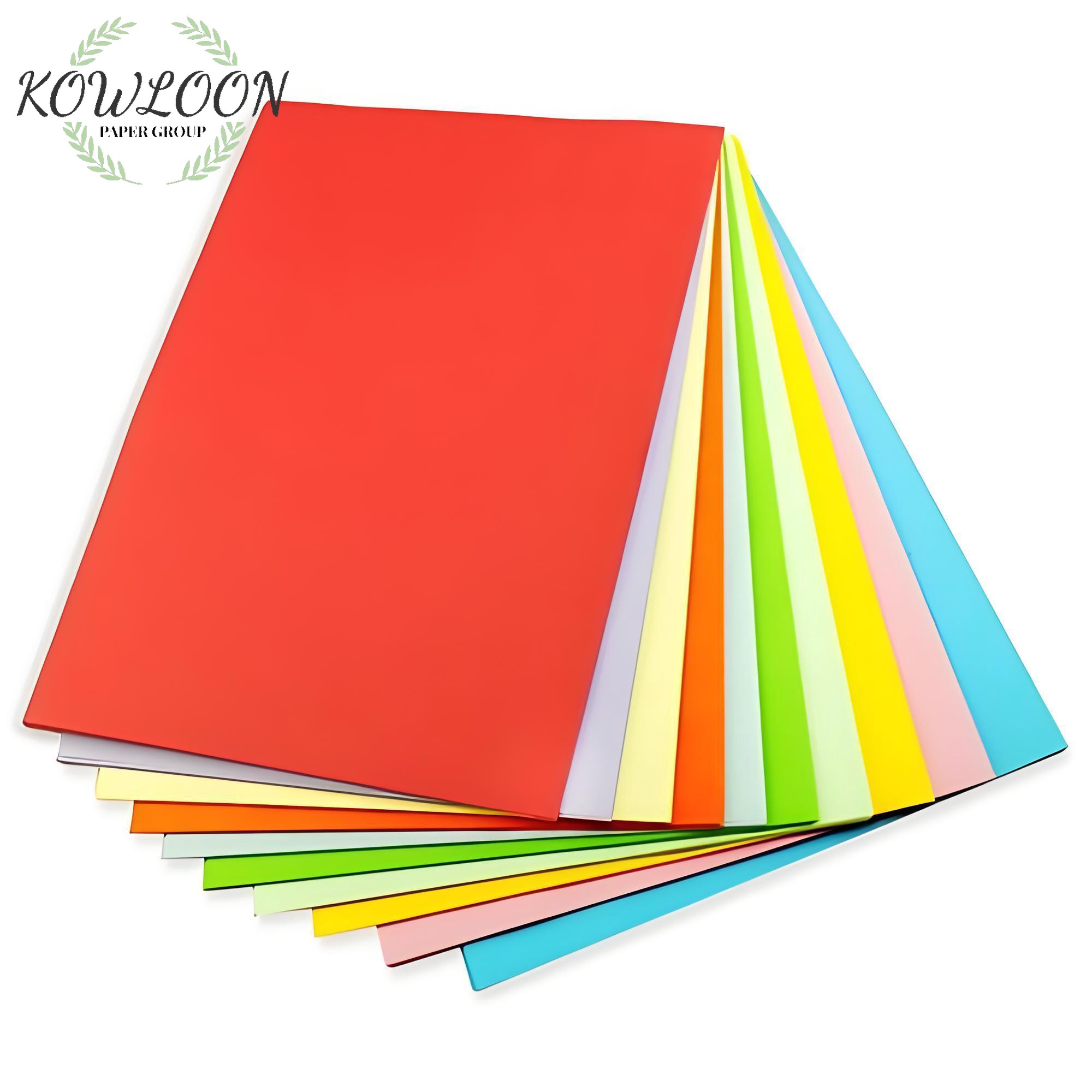 Papier couleur carton duplex 70g A4 fait main 10 couleurs en gros pour l'impression, la copie et l'origami