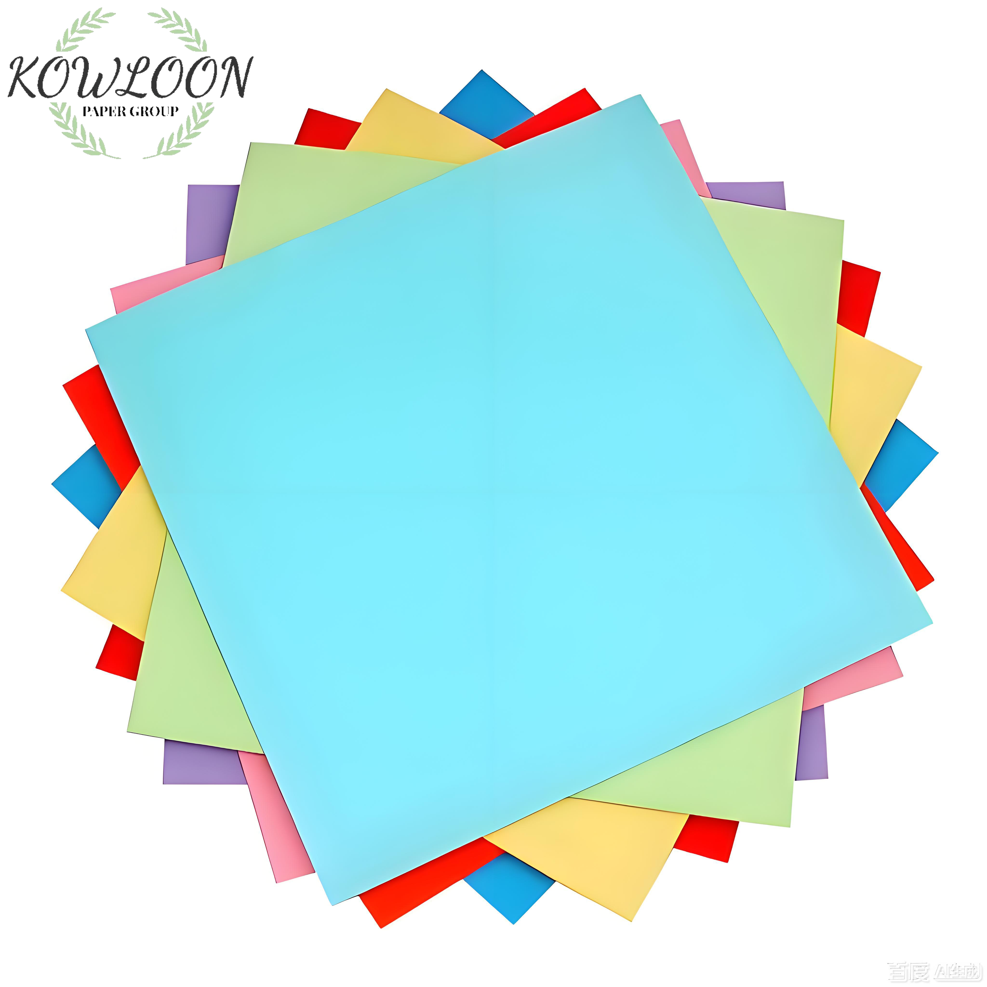 Papier couleur carton duplex 70g A4 fait main 10 couleurs en gros pour l'impression, la copie et l'origami