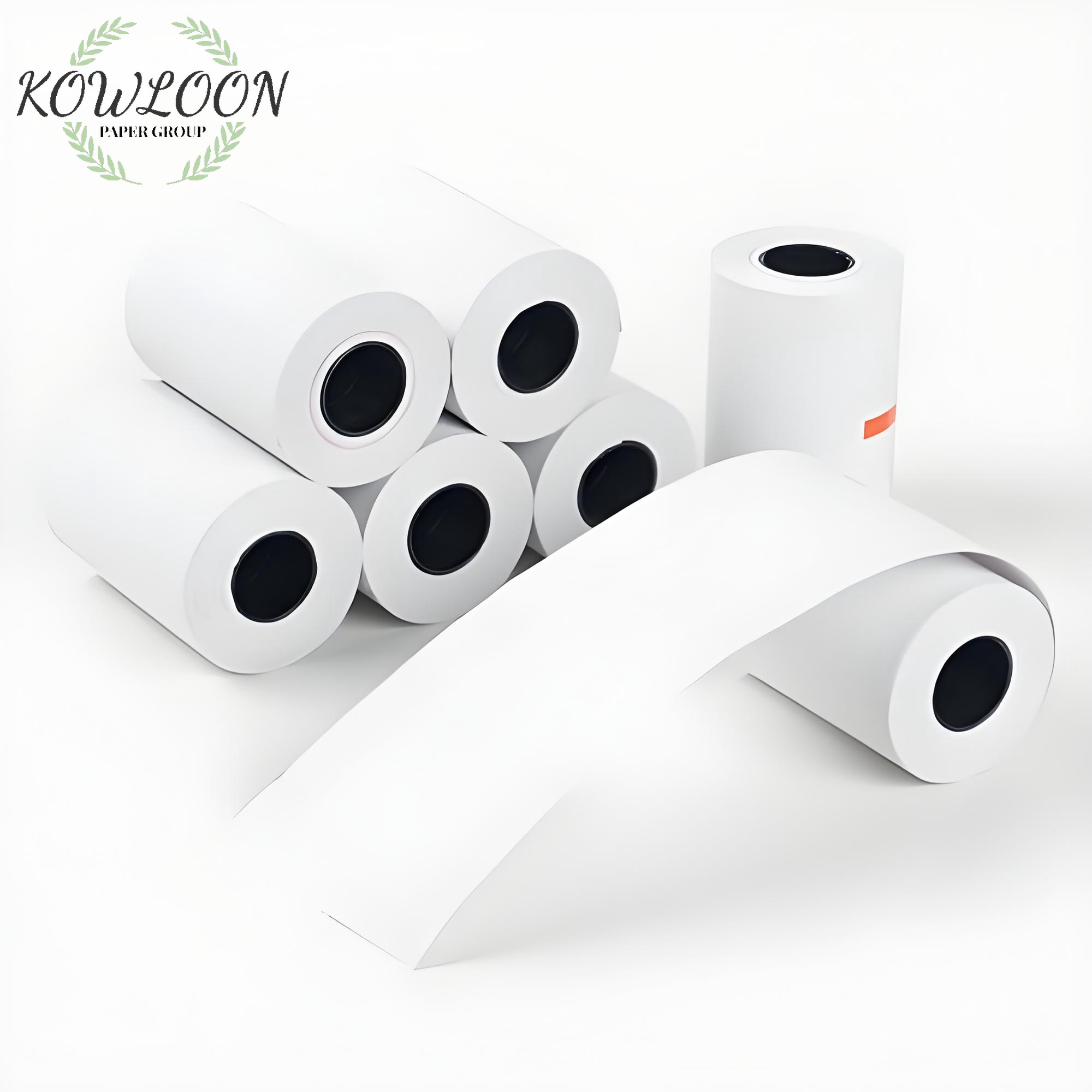 50gsm, 55gsm, 60gsm, 65gsm, 70gsm, 75gsm rouleau de papier thermique