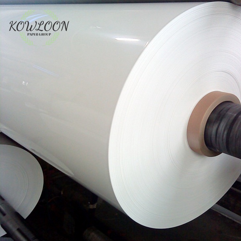 Rouleaux de papier thermique à prix d'usine, adaptés aux rouleaux d'étiquettes/autocollants pour la logistique et l'industrie