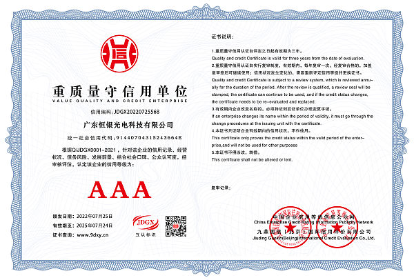 广东恒银光电科技有限公司重质守信用单位.jpg